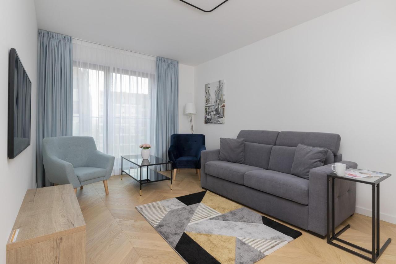 Warsaw Praga Okrzei Apartment By The River By Noclegi Renters Экстерьер фото